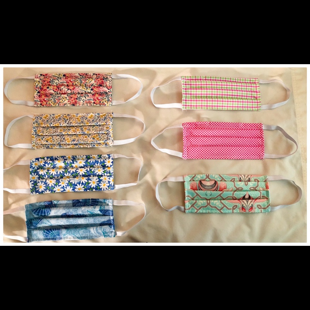 Beautiful Masks (Pink Micro Gingham)